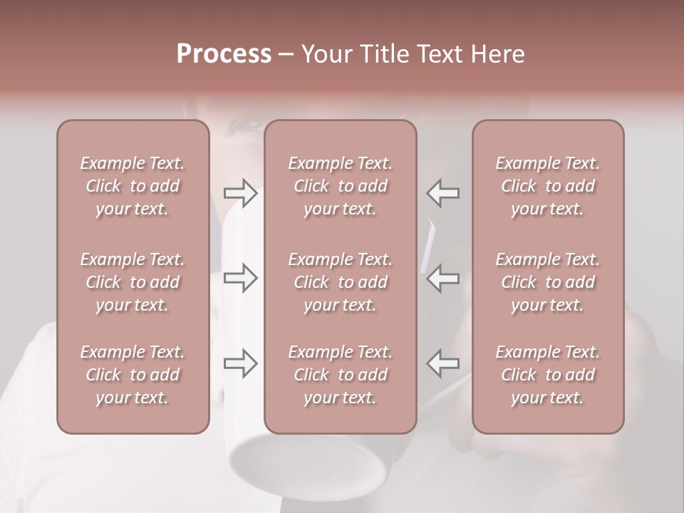 Looking Mug Elegance PowerPoint Template