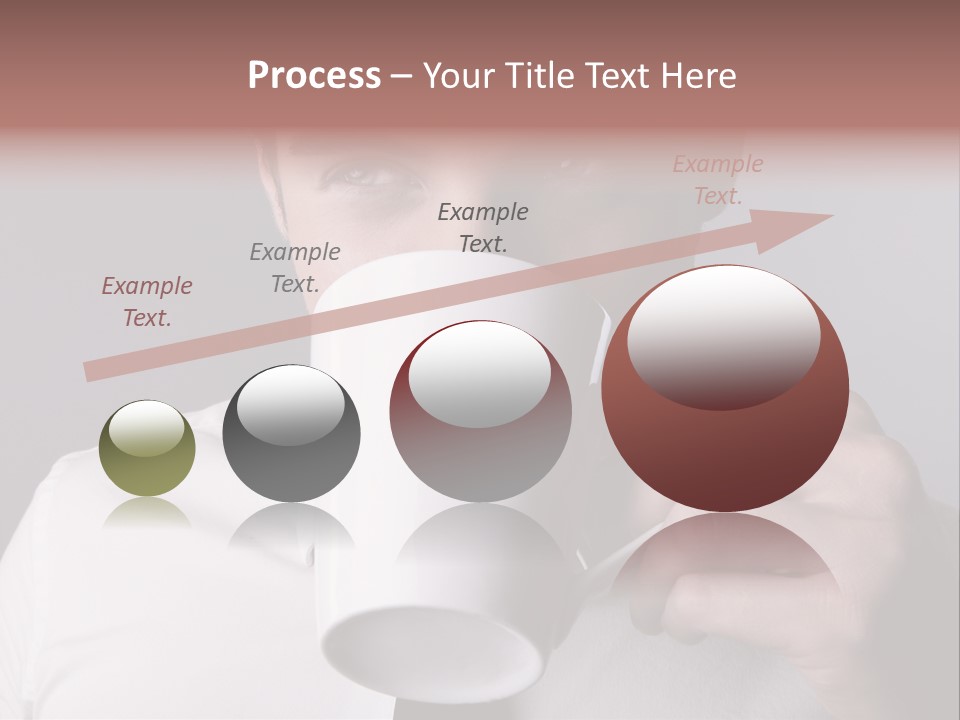 Looking Mug Elegance PowerPoint Template