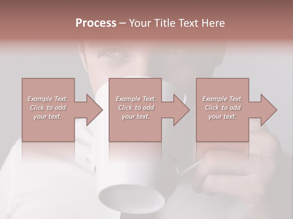 Looking Mug Elegance PowerPoint Template
