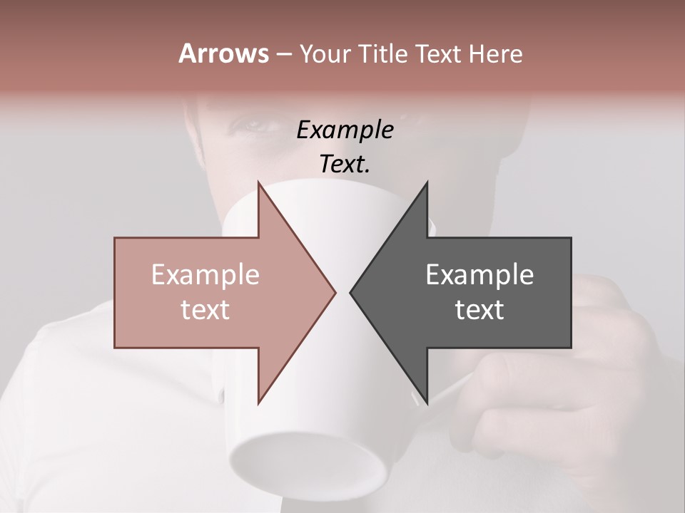 Looking Mug Elegance PowerPoint Template