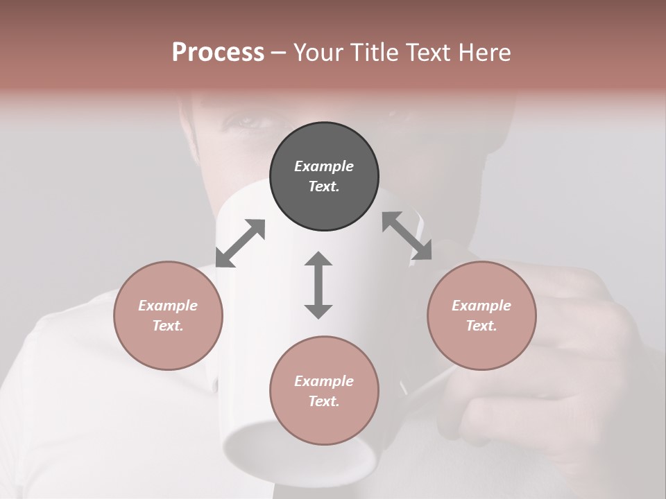 Looking Mug Elegance PowerPoint Template