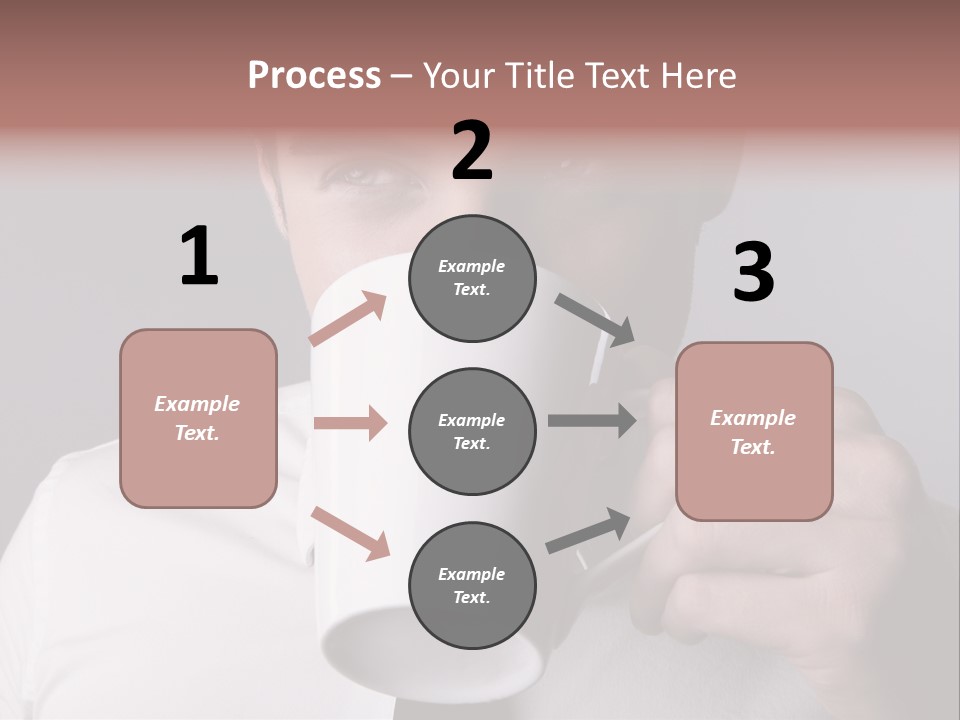 Looking Mug Elegance PowerPoint Template