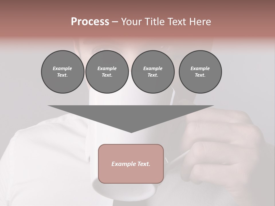 Looking Mug Elegance PowerPoint Template