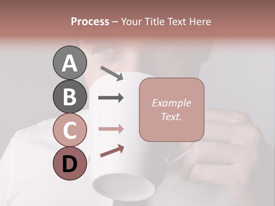 Looking Mug Elegance PowerPoint Template
