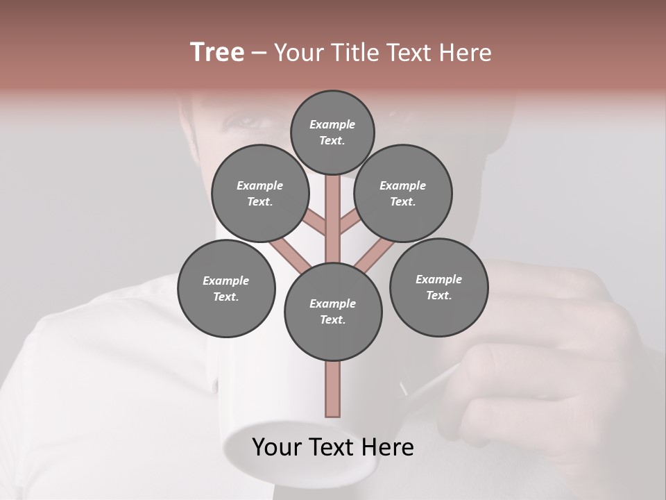 Looking Mug Elegance PowerPoint Template