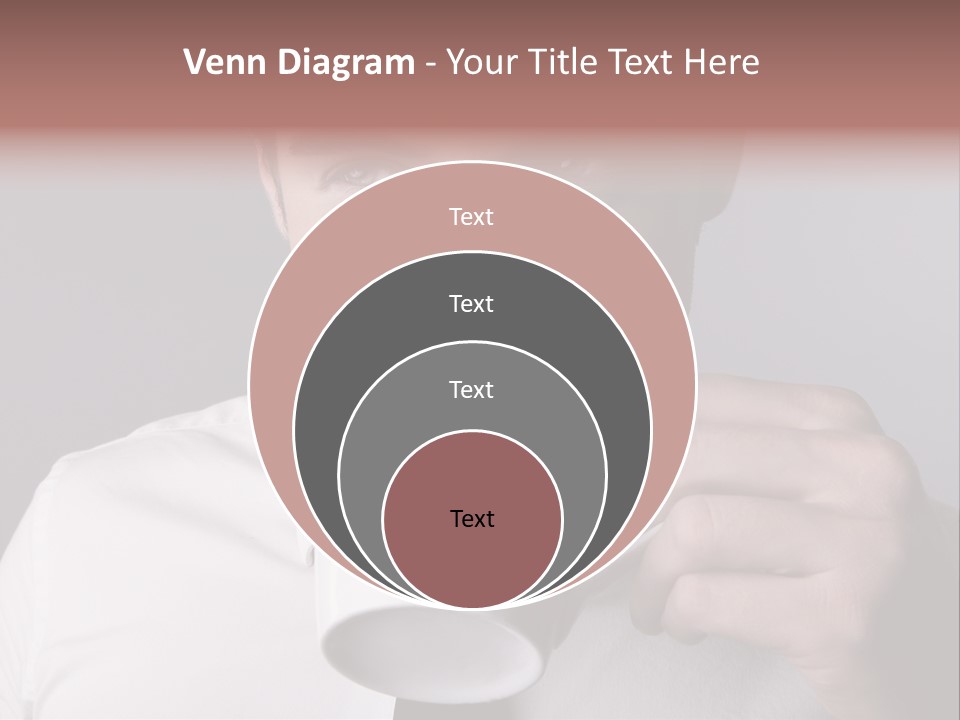 Looking Mug Elegance PowerPoint Template