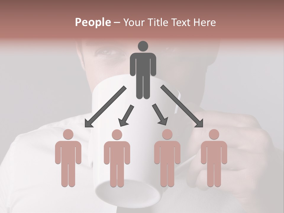 Looking Mug Elegance PowerPoint Template