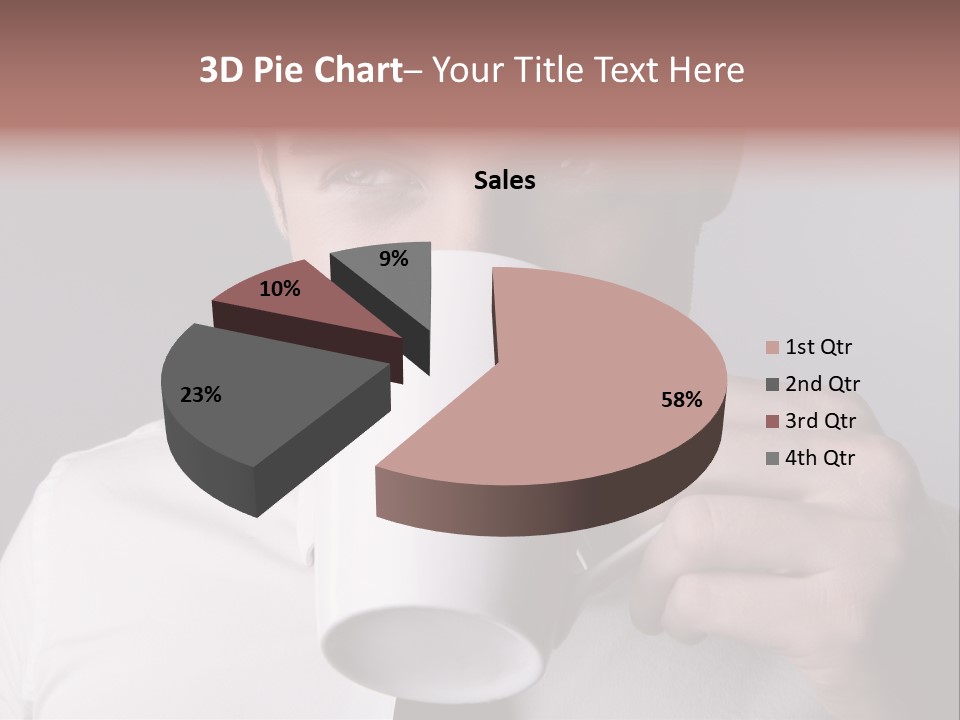 Looking Mug Elegance PowerPoint Template