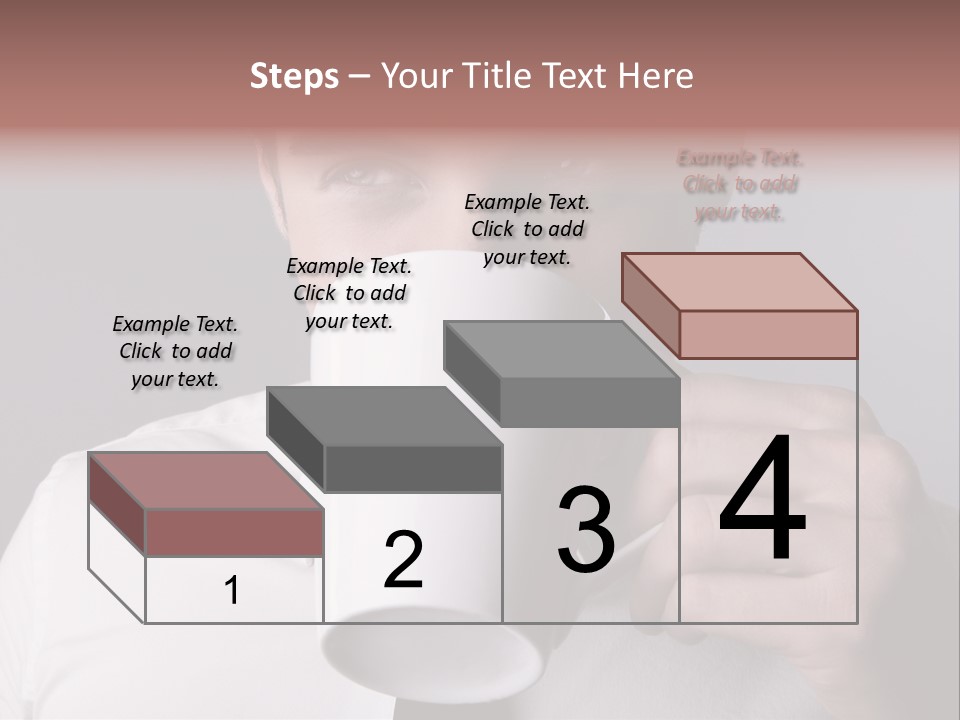 Looking Mug Elegance PowerPoint Template