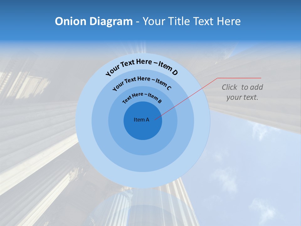 Courthouse Court Landmark PowerPoint Template