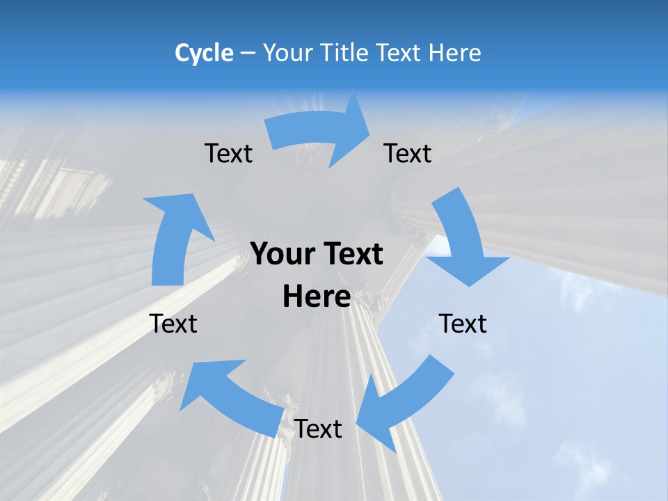 Courthouse Court Landmark PowerPoint Template