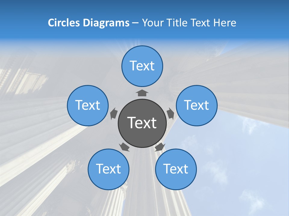 Courthouse Court Landmark PowerPoint Template