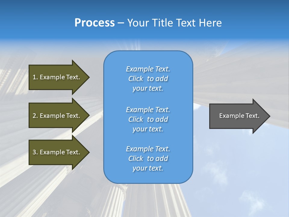 Courthouse Court Landmark PowerPoint Template