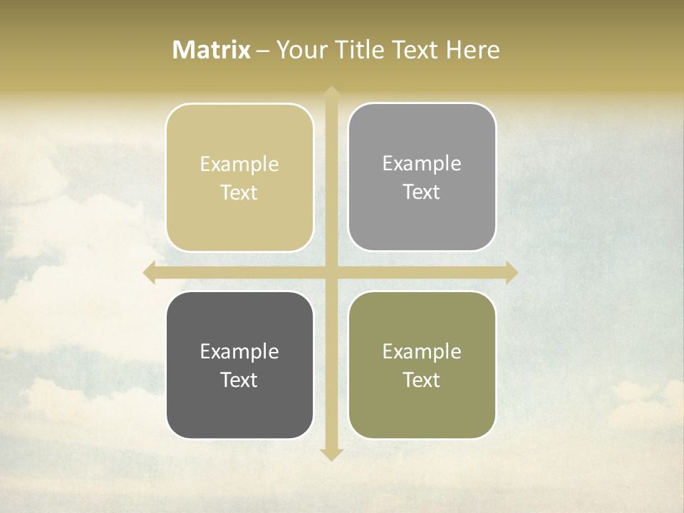 Air Heaven Aged PowerPoint Template