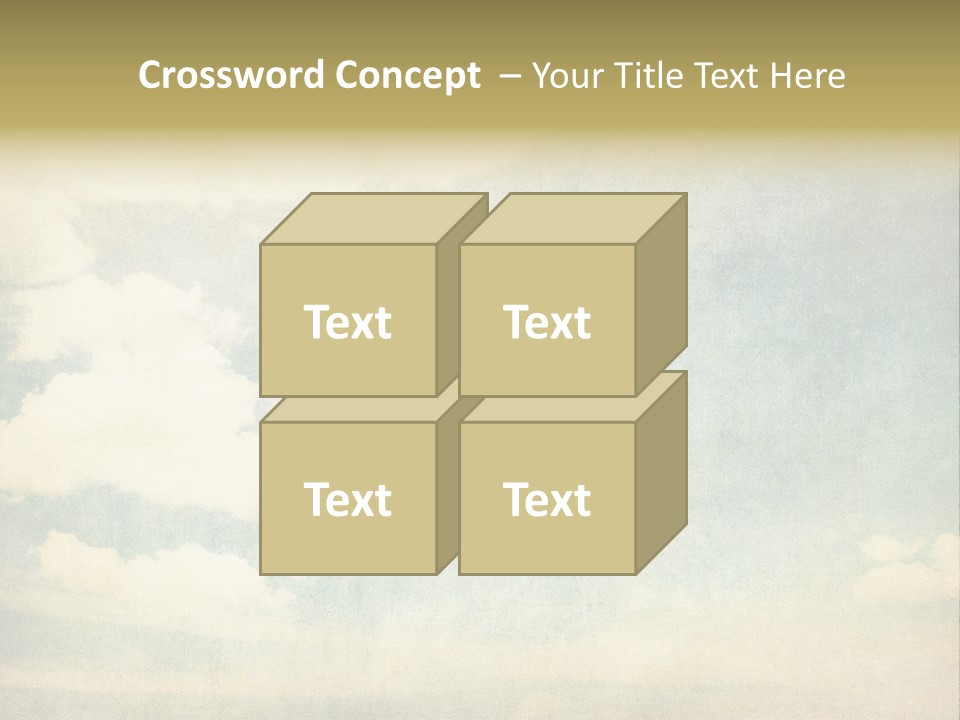 Air Heaven Aged PowerPoint Template