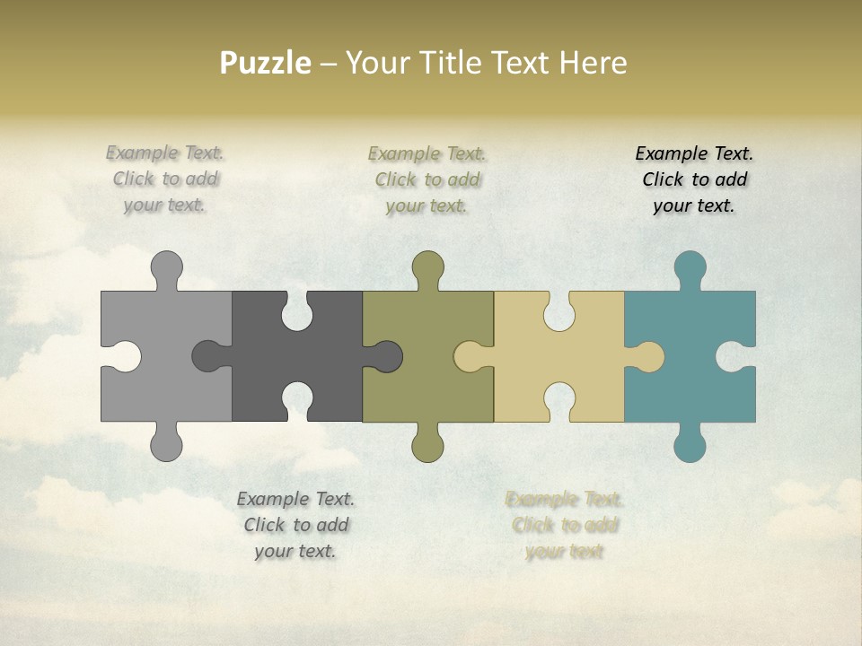 Air Heaven Aged PowerPoint Template