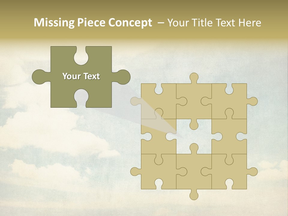 Air Heaven Aged PowerPoint Template