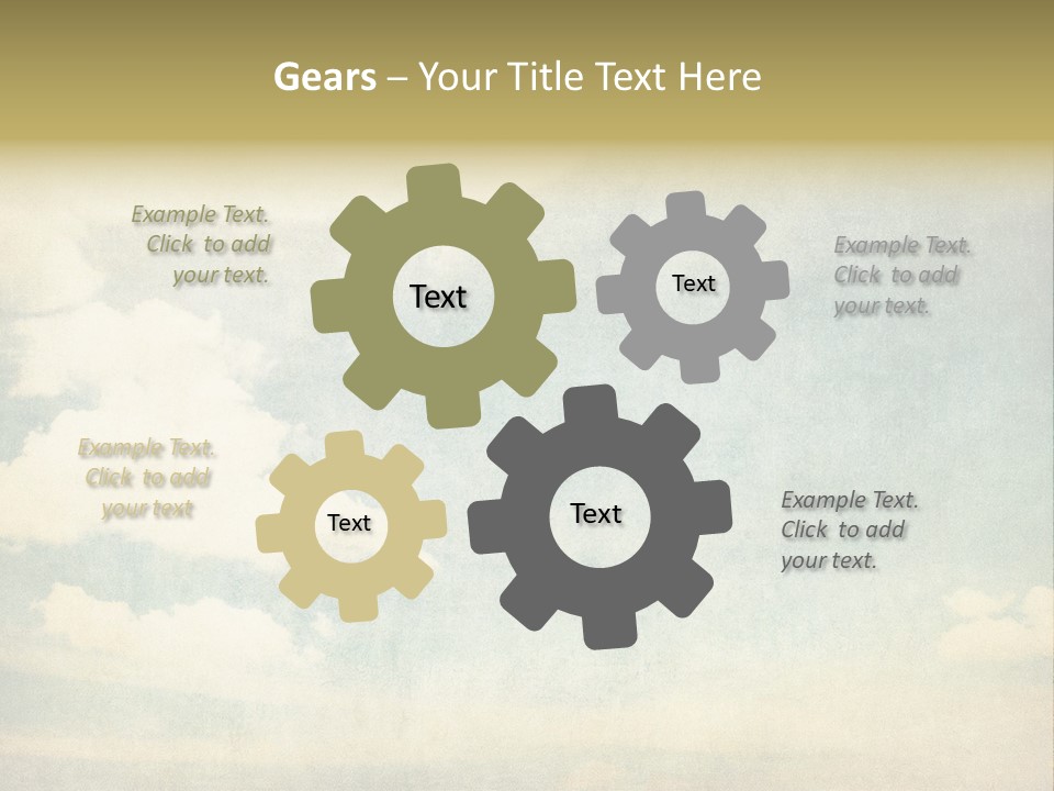 Air Heaven Aged PowerPoint Template