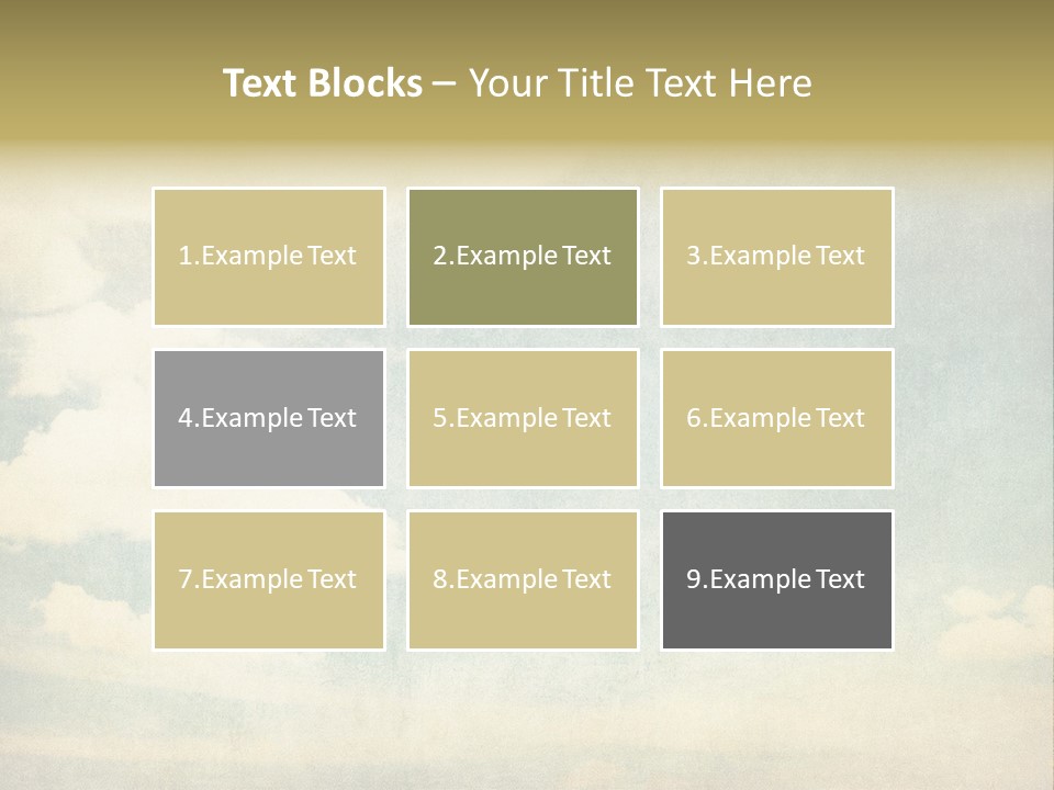 Air Heaven Aged PowerPoint Template