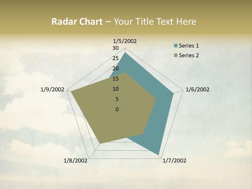 Air Heaven Aged PowerPoint Template