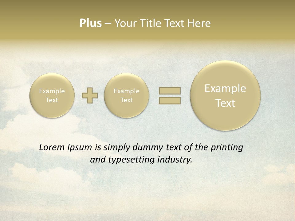 Air Heaven Aged PowerPoint Template
