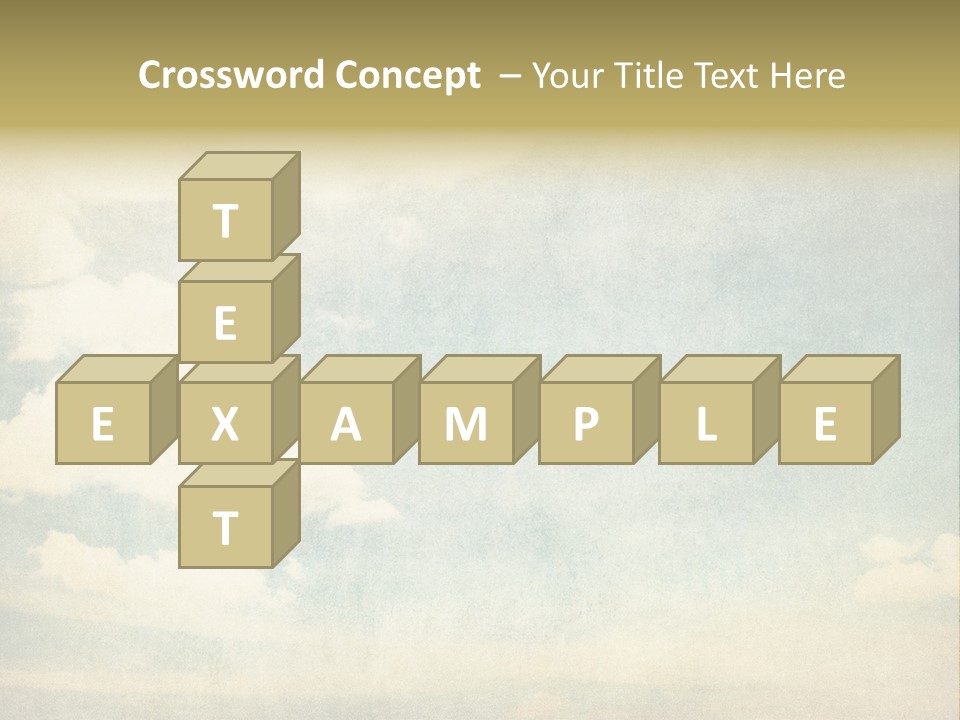 Air Heaven Aged PowerPoint Template