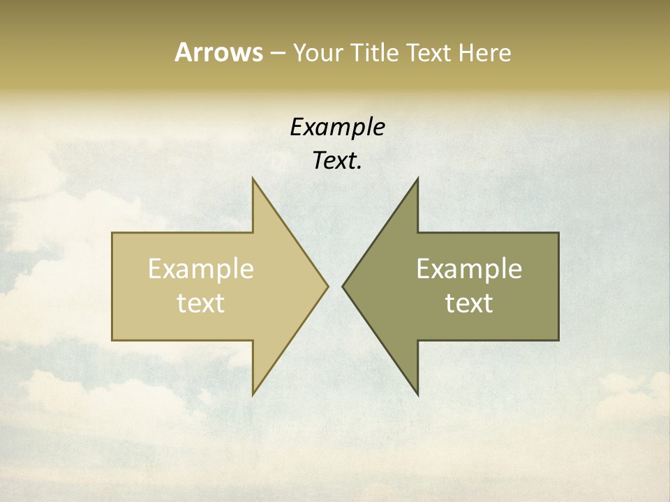 Air Heaven Aged PowerPoint Template