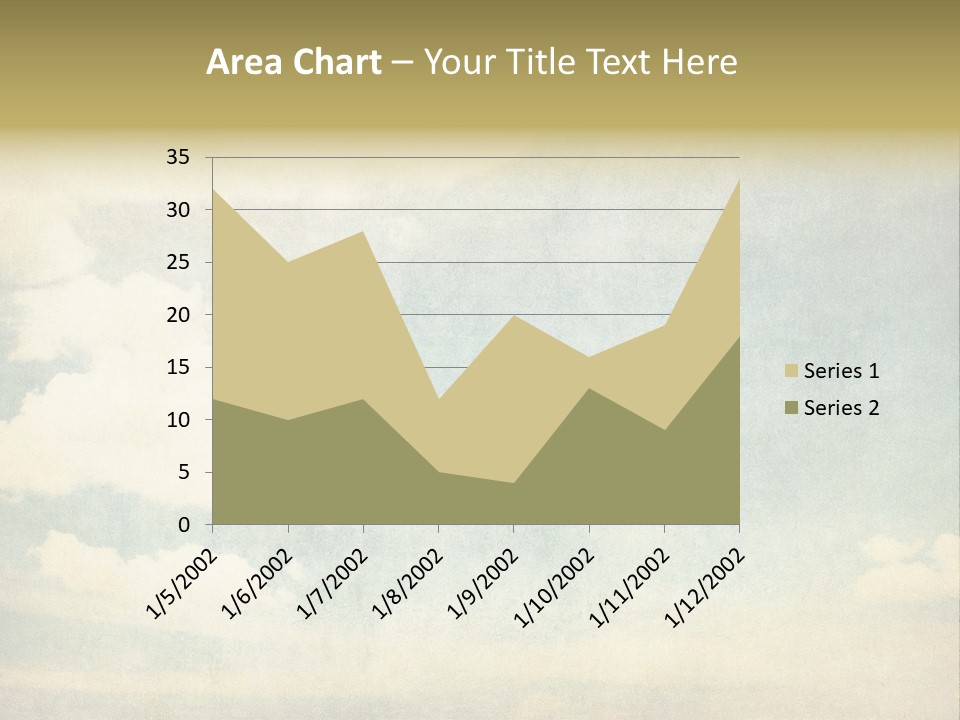 Air Heaven Aged PowerPoint Template