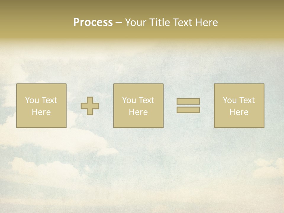 Air Heaven Aged PowerPoint Template