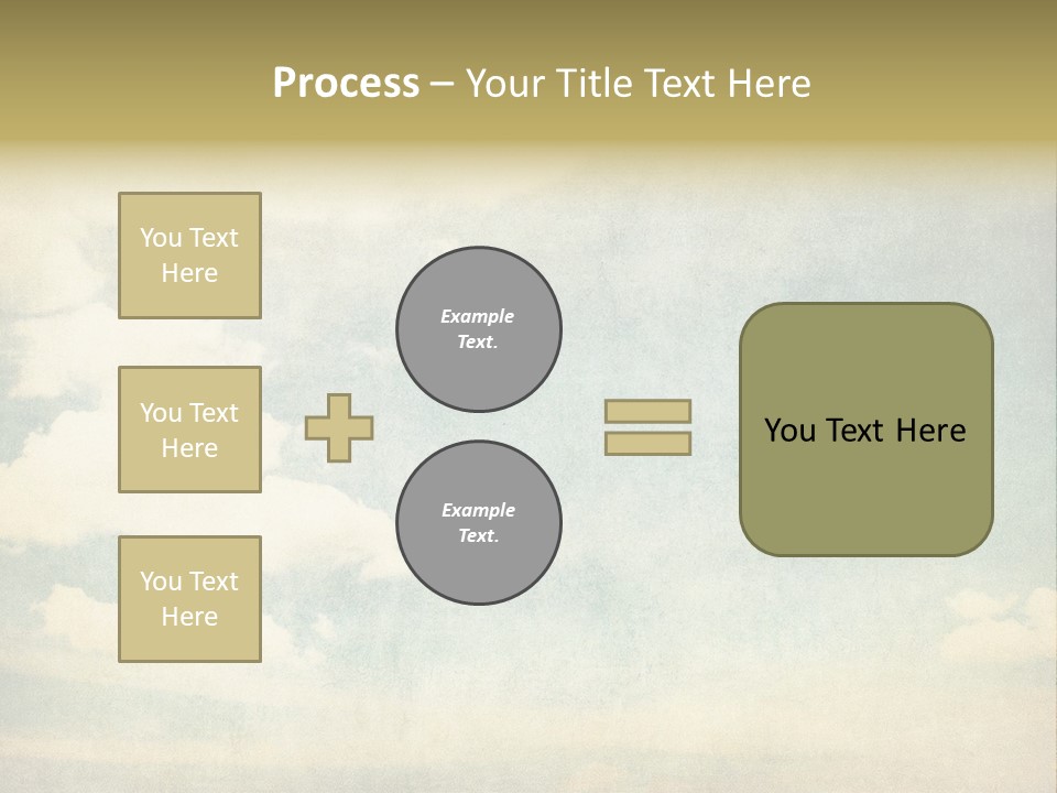 Air Heaven Aged PowerPoint Template