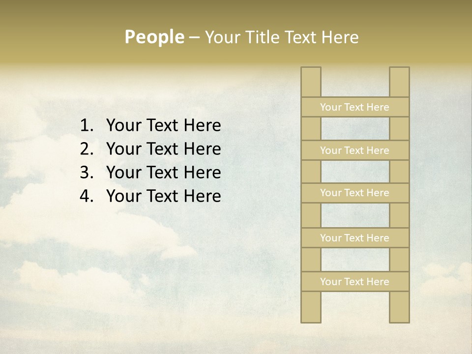 Air Heaven Aged PowerPoint Template