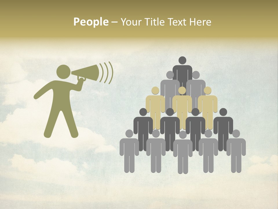 Air Heaven Aged PowerPoint Template