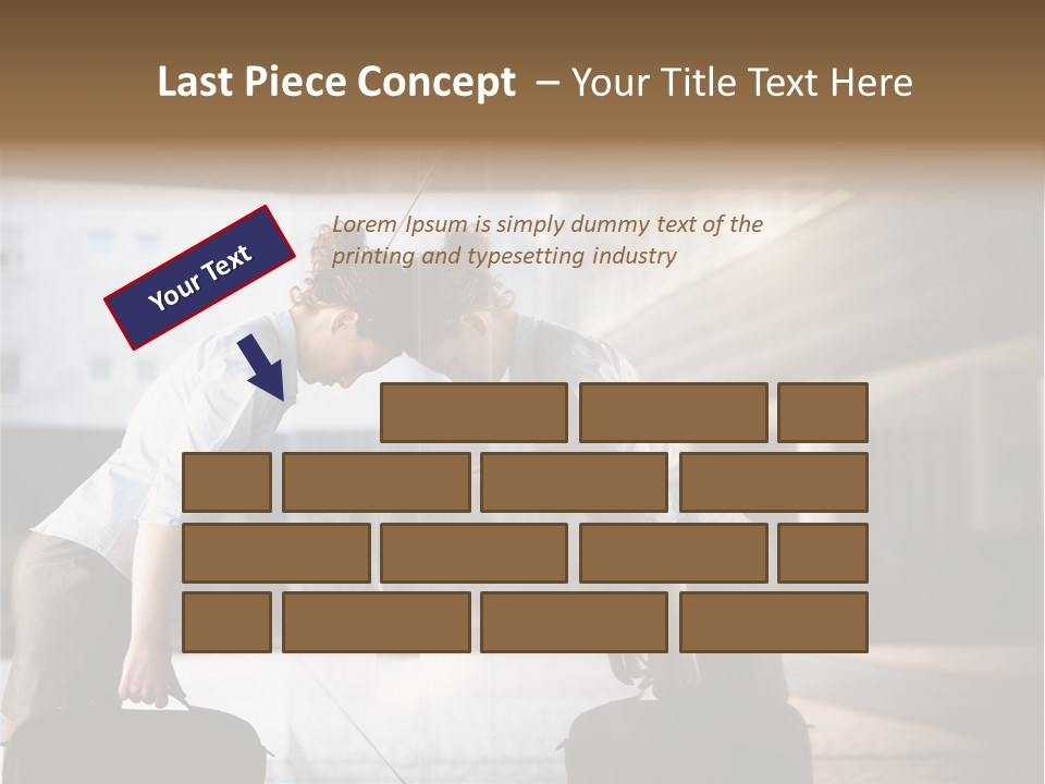 Distraught Desperate One PowerPoint Template