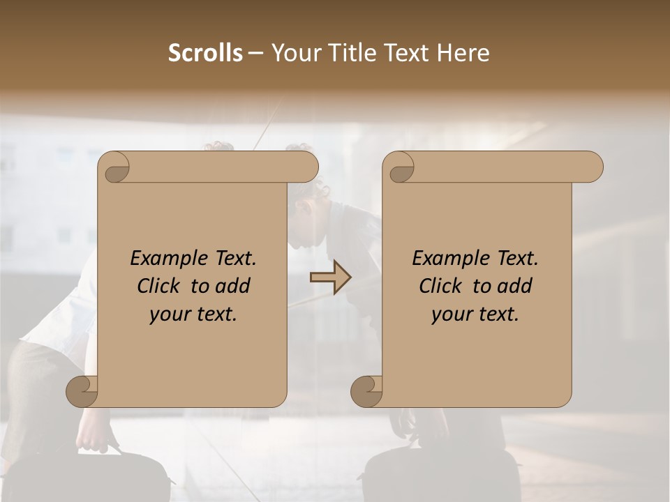 Distraught Desperate One PowerPoint Template