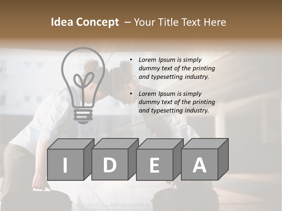 Distraught Desperate One PowerPoint Template