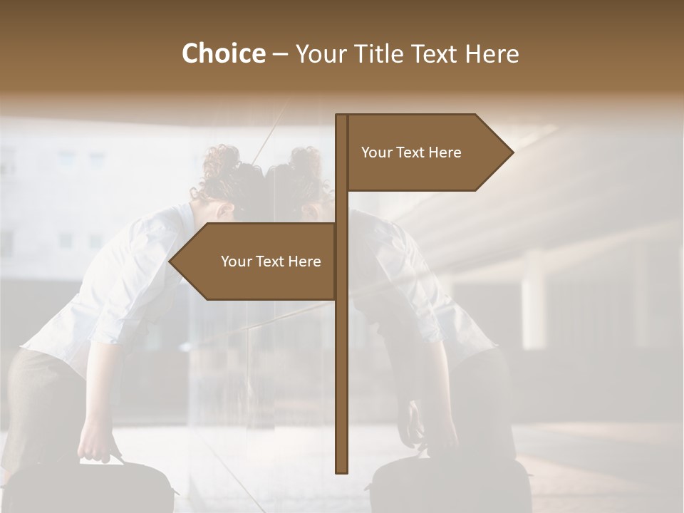 Distraught Desperate One PowerPoint Template