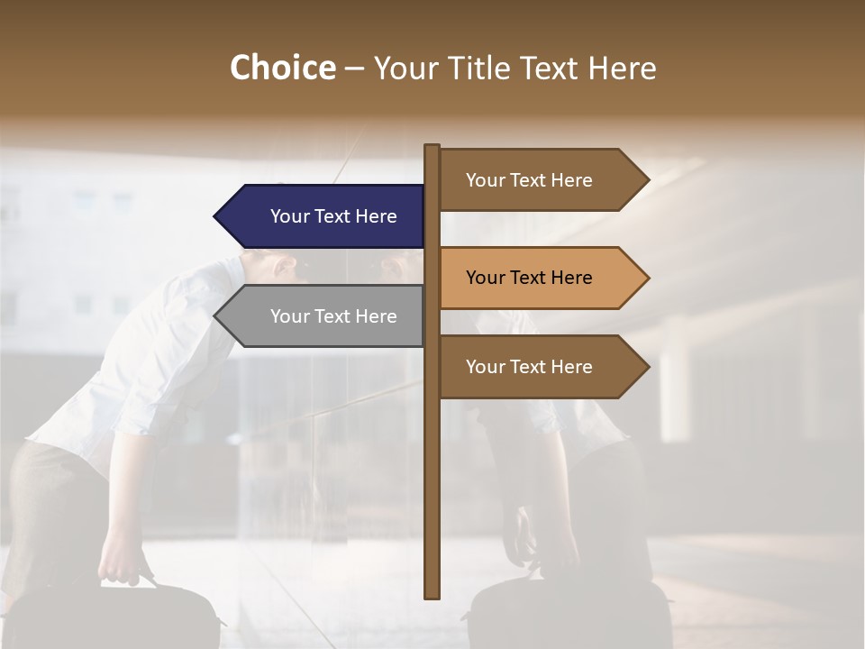 Distraught Desperate One PowerPoint Template