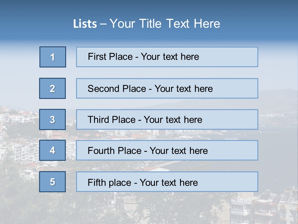 Lamp Steel Floor PowerPoint Template