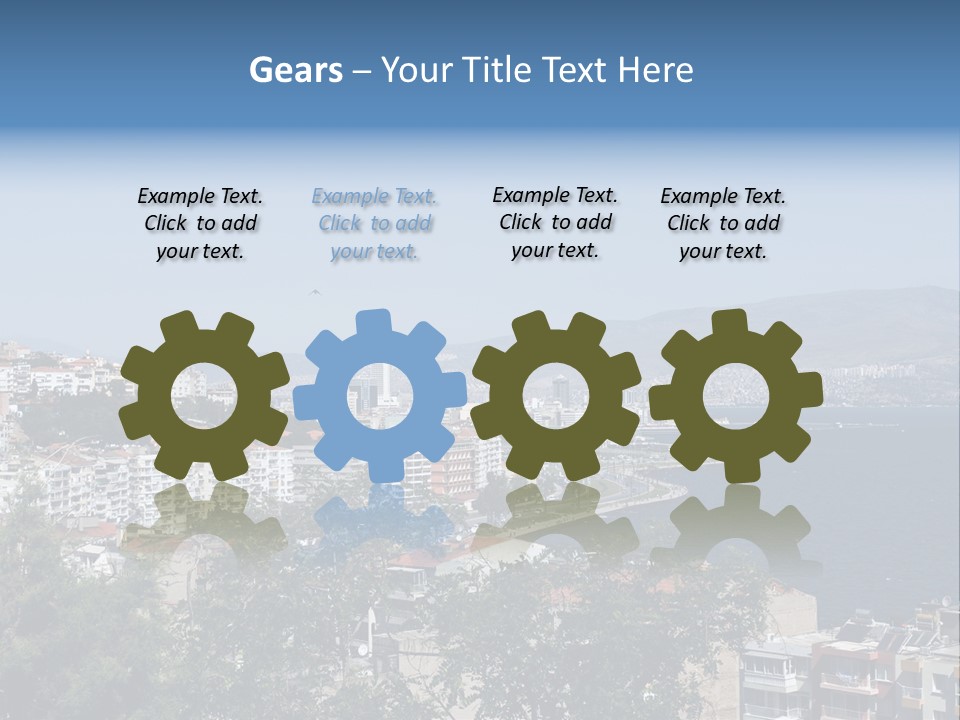 Lamp Steel Floor PowerPoint Template