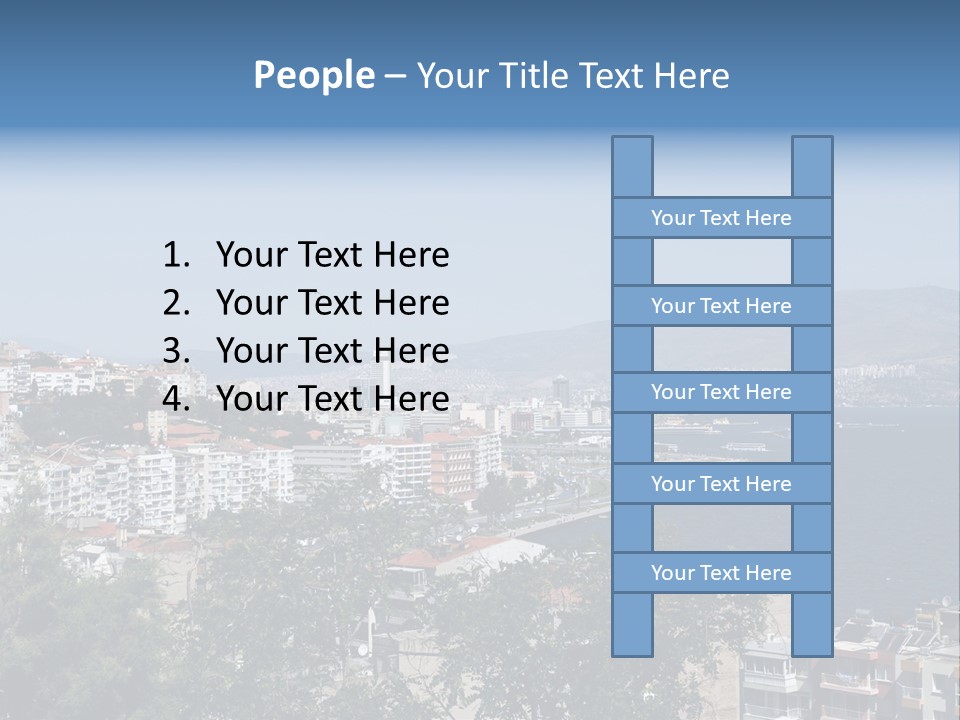 Lamp Steel Floor PowerPoint Template