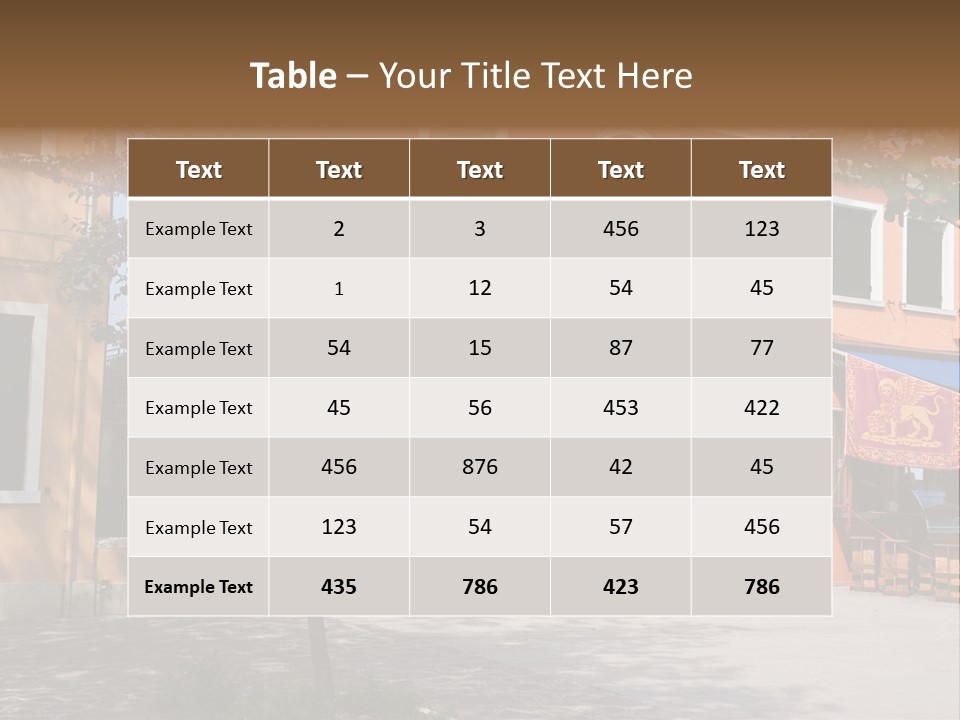 Italy Door Italia PowerPoint Template