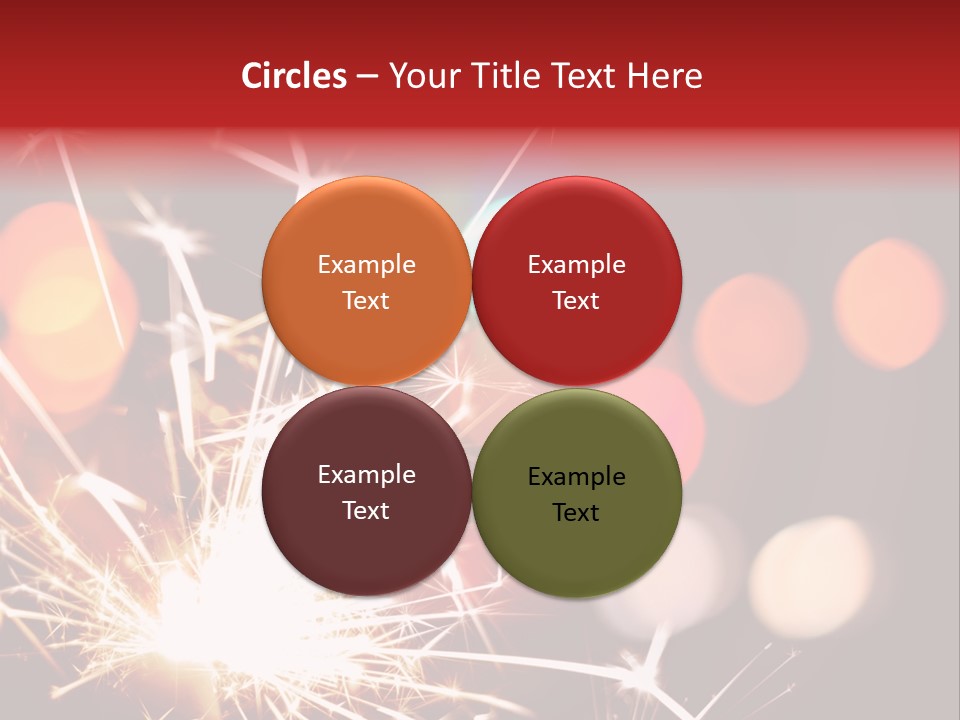 Black Xmas Danger PowerPoint Template