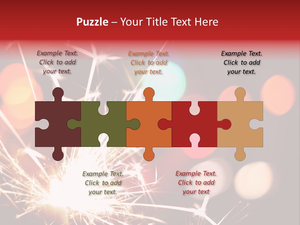 Black Xmas Danger PowerPoint Template