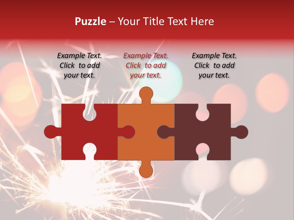 Black Xmas Danger PowerPoint Template