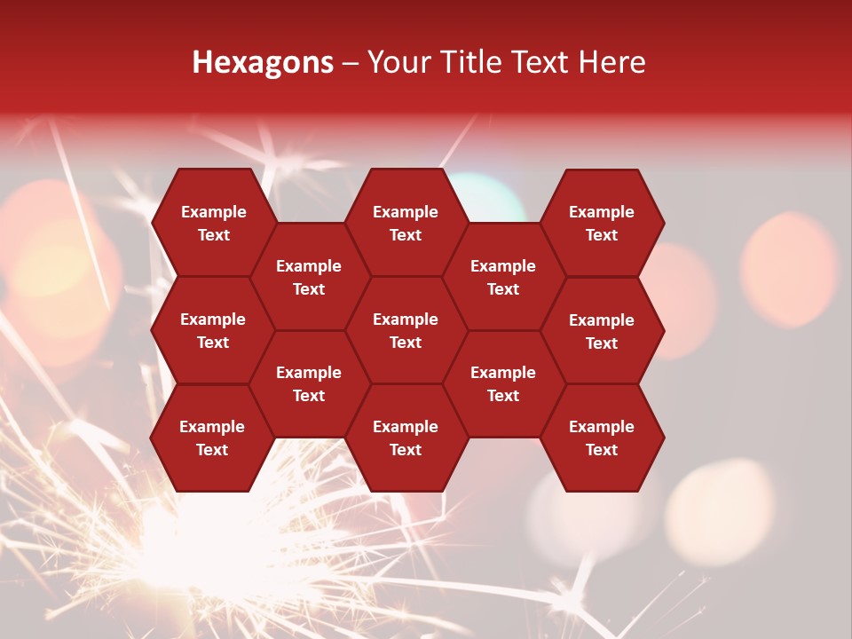 Black Xmas Danger PowerPoint Template