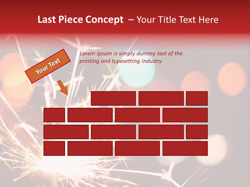 Black Xmas Danger PowerPoint Template