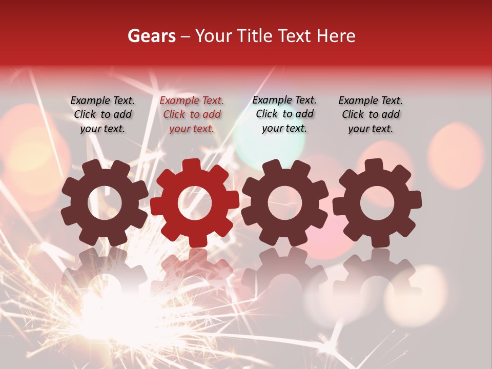 Black Xmas Danger PowerPoint Template