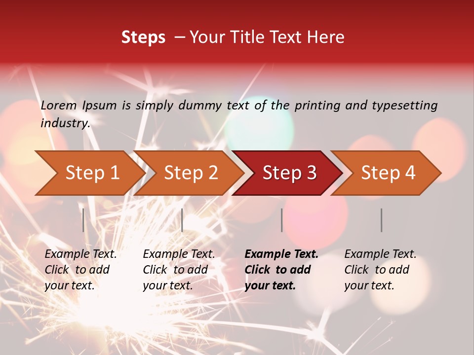 Black Xmas Danger PowerPoint Template