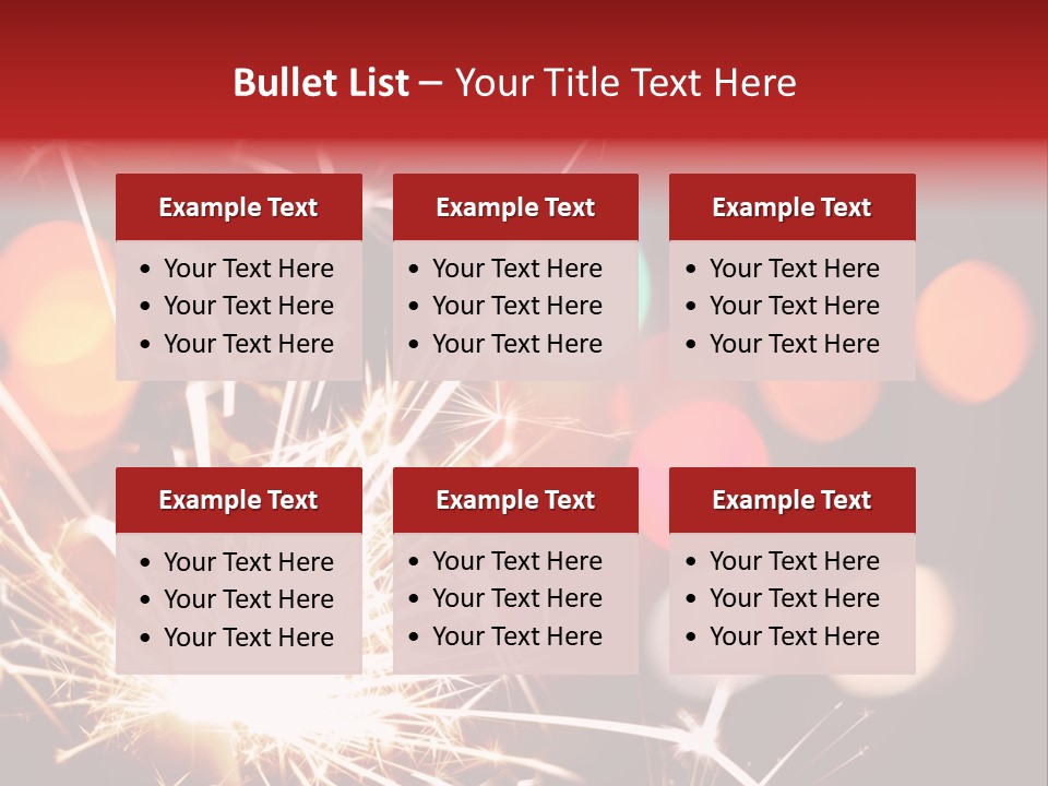 Black Xmas Danger PowerPoint Template