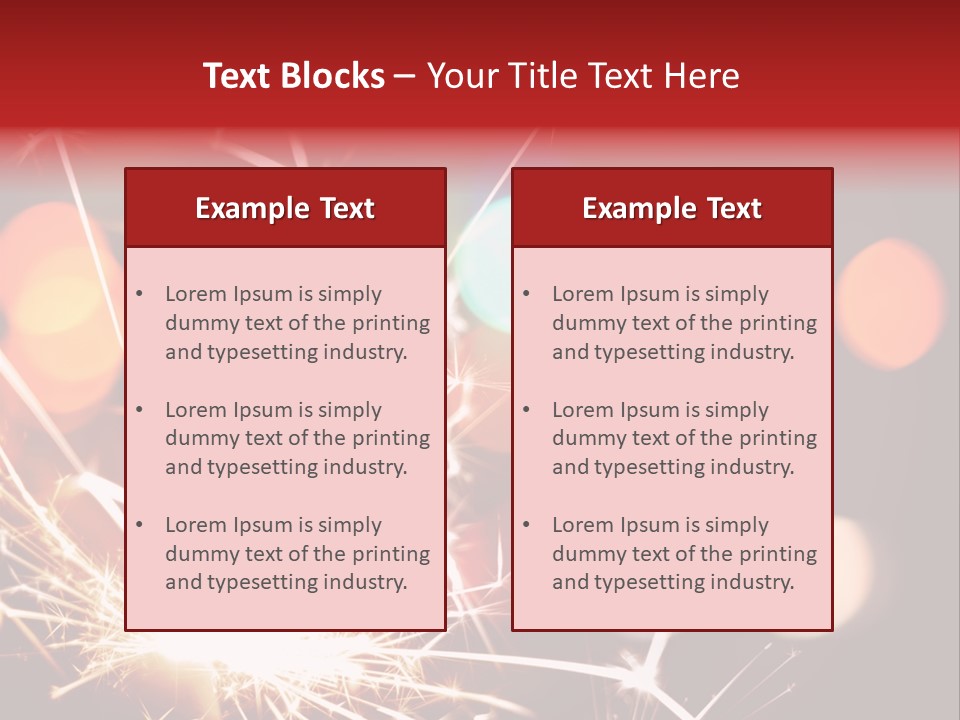 Black Xmas Danger PowerPoint Template